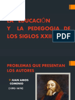 La Educacion y La Pedegogia de Los Siglos