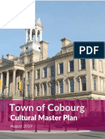 Canadian Town of Cobourg Cultural Master Plan