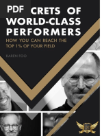 5 Secrets of World Class Performers