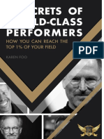 5 Secrets of World Class Performers