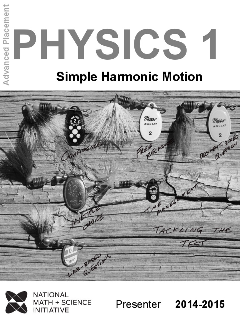 AP1 Simple Harmonic Motion Presenter W Answers | PDF | Velocity | Force