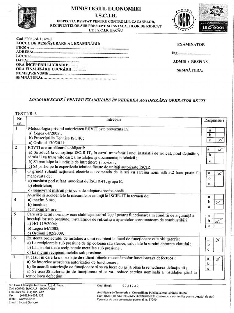 Test Rsvti-1 | PDF