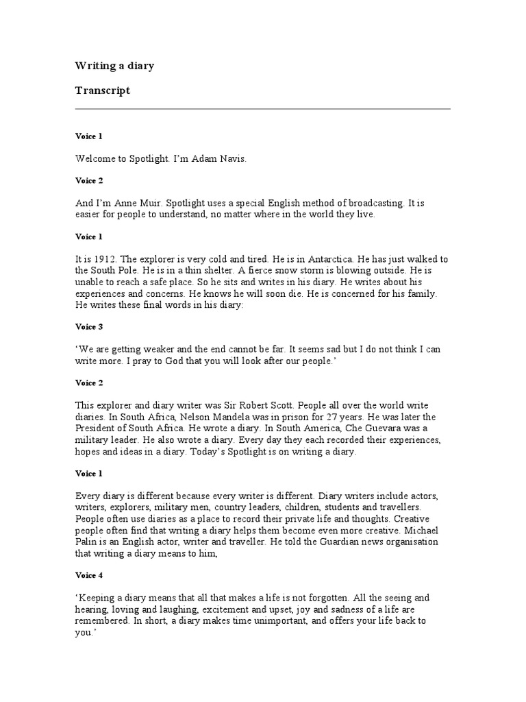 The Benefits of Keeping a Diary How Writing Can Improve Mental Health and Preserve Personal