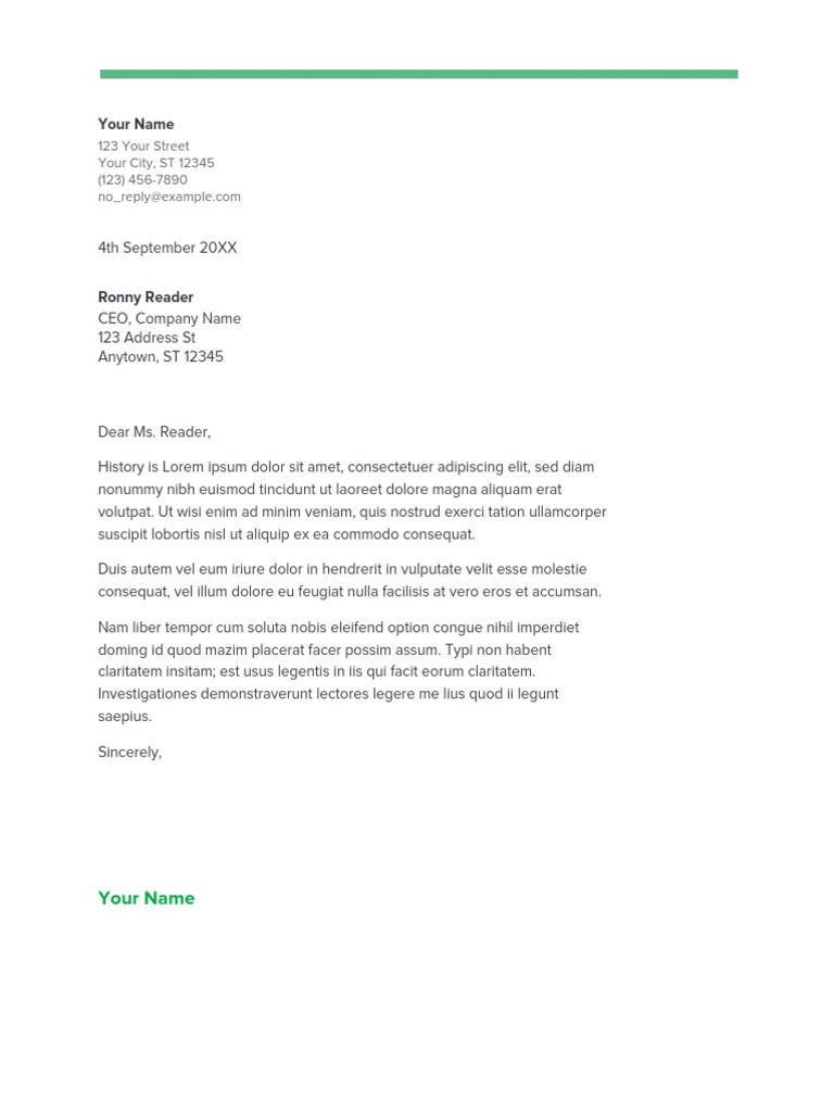 Letter | PDF