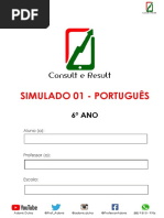 Simulado 01 - Português - 6º Ano - ( Blog do Prof. Adonis)