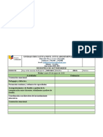 Modelo de Bitacora de Registro de Actividades Diarias Covid-19