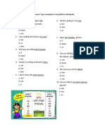 Object pronouns and possessive adjectives practice