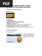 Download DAFTAR ISI VIDEO TUTORIAL 3DS MAX BHS INDONESIA by cellmerah SN46151794 doc pdf