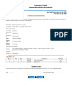 Examination Form 2020 PDF