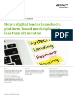 How A Digital Lender Launched A Platform Based Marketplace in Less Than Six Months