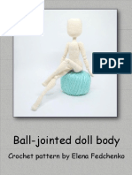 Ball-Jointed Doll Body: Crochet Pattern by Elena Fedchenko