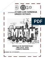 Modulo 8° 4P 2019-20