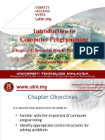1: Introduction To Programming
