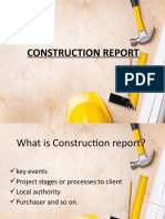 Construction Report