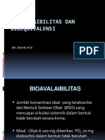 BIOAVALIBILITAS DAN BIOEQUIVALENSI