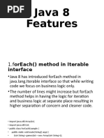 Java 8 Features