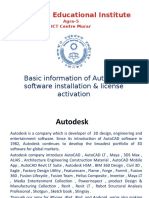 Dayalbagh Educational Institute: Basic Information of Autodesk Software Installation & License Activation