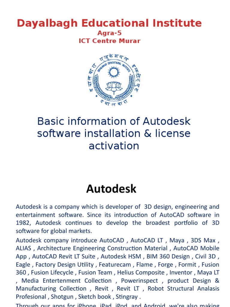 Autodesk Software Installation Guide | PDF | Computers