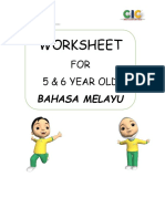 Worksheet Daily for 5 & 6 year old (BM) - 25 MAC