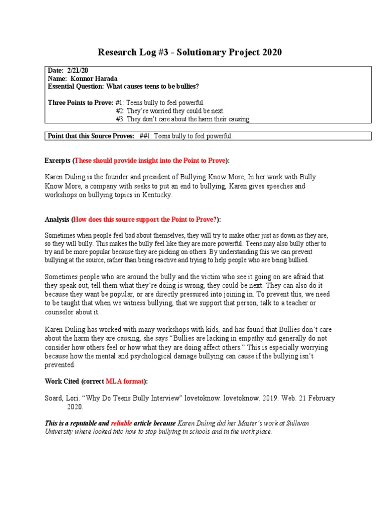 Research Log 3 | PDF | Career & Growth | Self-Improvement