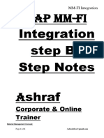 Integration Step by Step Notes: Sap Mm-Fi