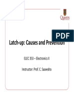 Causes and Prevention of Latch-up in CMOS Circuits