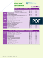 Living Things and Their Environments: Lesson Plan