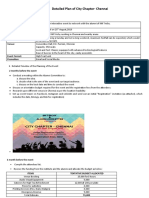 DELIVERABLE 1: Detailed Plan of City Chapter-Chennai