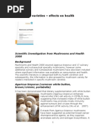 Download Mushroom Varieties Effects on Health by Tudor Vasile SN46153824 doc pdf