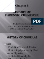 Chapter I. History of Forensic Chemistry
