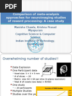 Comparison of Meta-Analysis Approaches For Neuroimaging Studies of Reward Processing: A Case Study