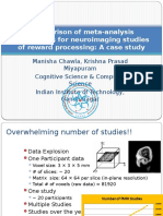 Comparison of Meta-Analysis Approaches For Neuroimaging Studies of Reward Processing: A Case Study
