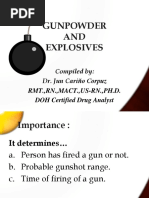 Gunpowder Composition and Types | PDF | Gunpowder | Chemistry