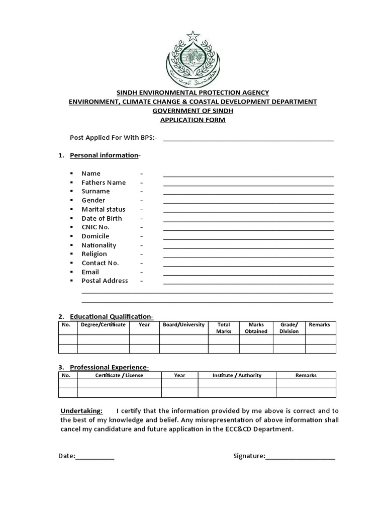 Sindh Environmental Protection Agency Environment, Climate Change