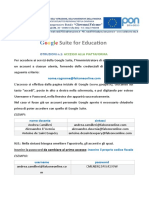 Istruzioni n.1 Primo Accesso Piattaforma Classroom