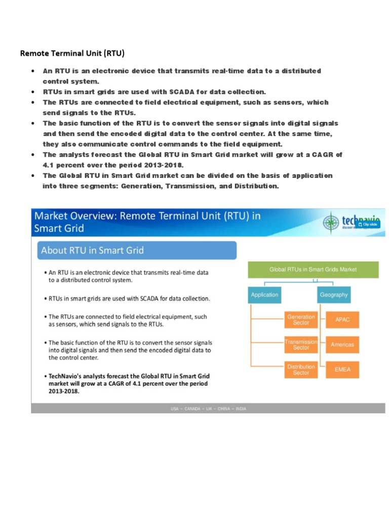 Understanding Remote Terminal Units in SCADA | PDF | Scada | Electric Power