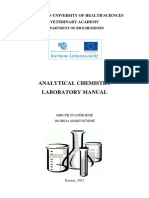 2012 Analytical Chemistry Laboratory Manual (Aprasas Uzsienio Studentams)