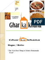 GHAR KA KHANA - PPT Presentation