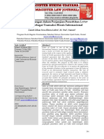 Asas Keseimbangan Dalam Perjanjian Penerbitan Letter: of Credit Sebagai Transaksi Bisnis Internasional