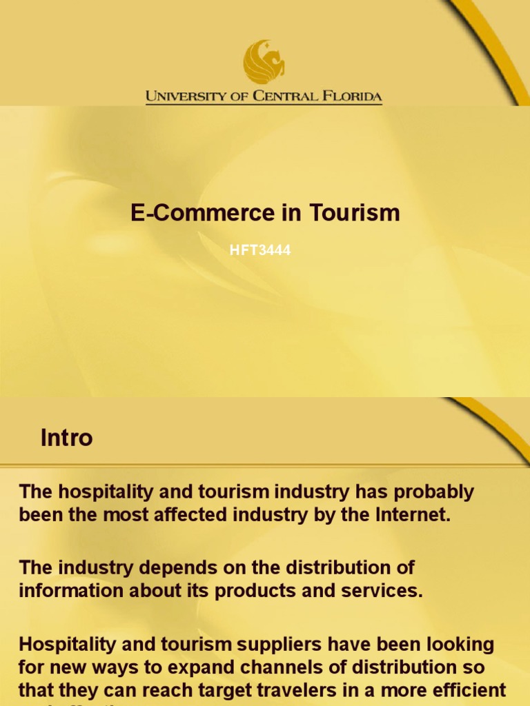 E Commerce In Tourism Pdf E Commerce Business