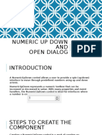 Numeric Up Down AND Open Dialog