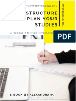How To Structure and Plan Your Studies