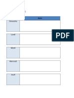 Weekly Sun Sat Schedule Excel Template FR