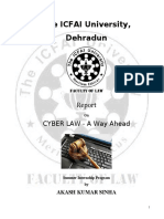 The ICFAI University, Dehradun: Cyber Law - A Way Ahead