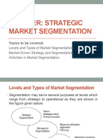 Chapter: Strategic Market Segmentation: Topics To Be Covered