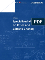 Specialized Module On Cities and Climate Change: Syllabus