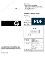 HP C-Class PCI Expansion Blade: Installation Instructions