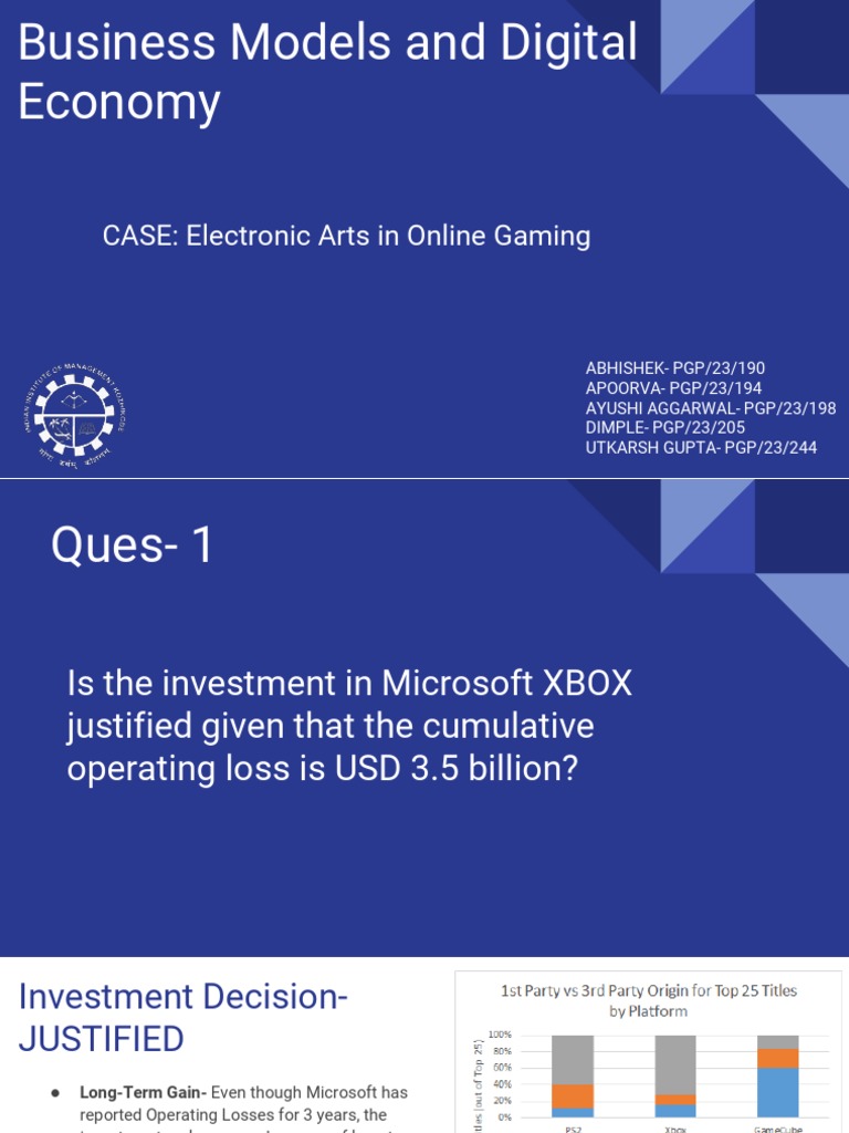 EA's Role in Microsoft's Gaming Strategy | PDF | Xbox | Microsoft