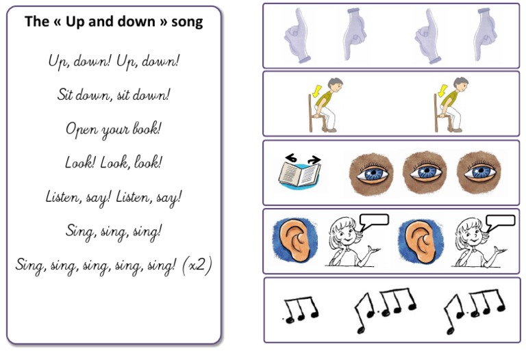 Paroles Et Images UpAndDown Song PDF