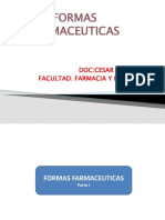 Formas farmaceuticas II CICLO